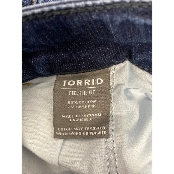 Torrid Mid-Rise Slim Boot Jeans,  SZ 28 Extra Short - Picture 4 of 6